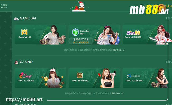 MB88 10 game-bai-doi-thuong